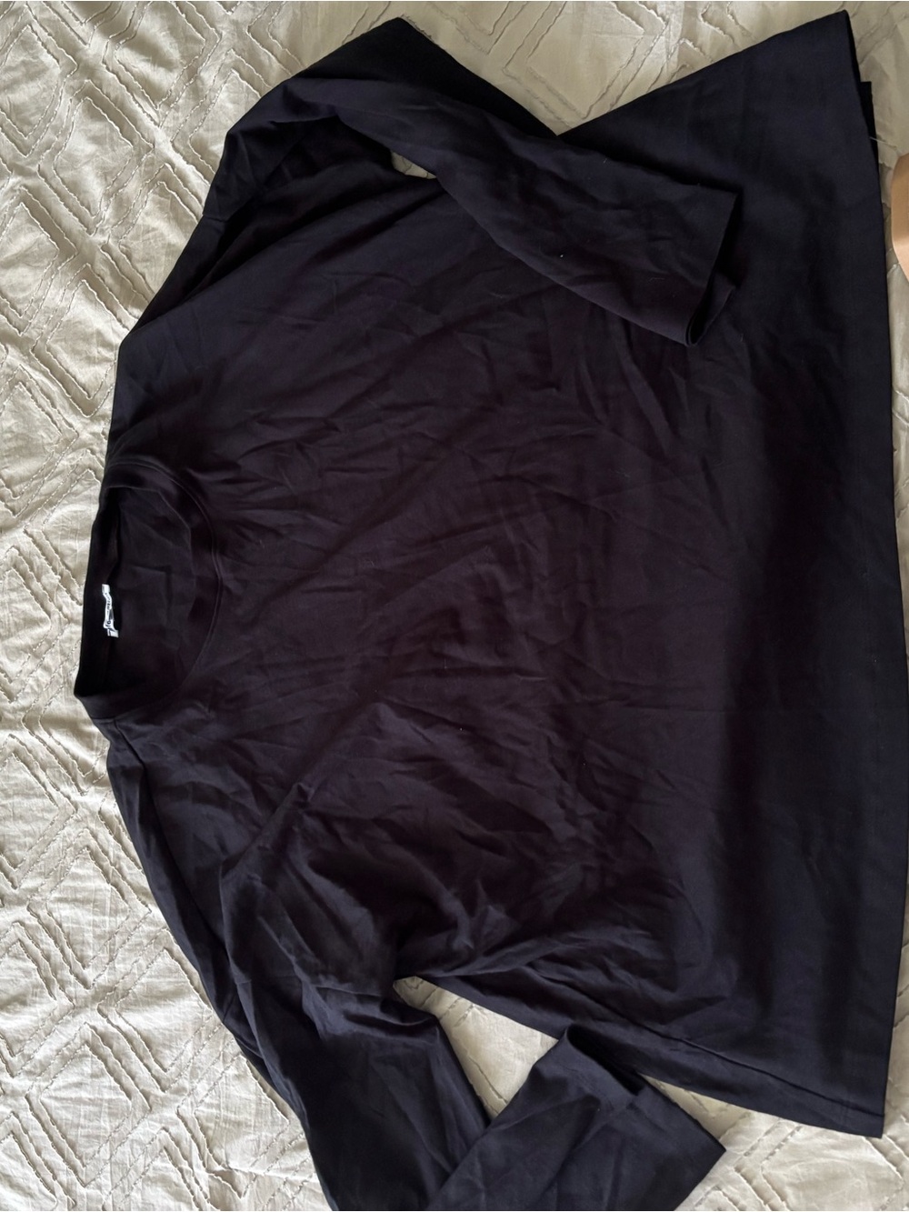Asher Cropped Oversized Longsleeve Tee